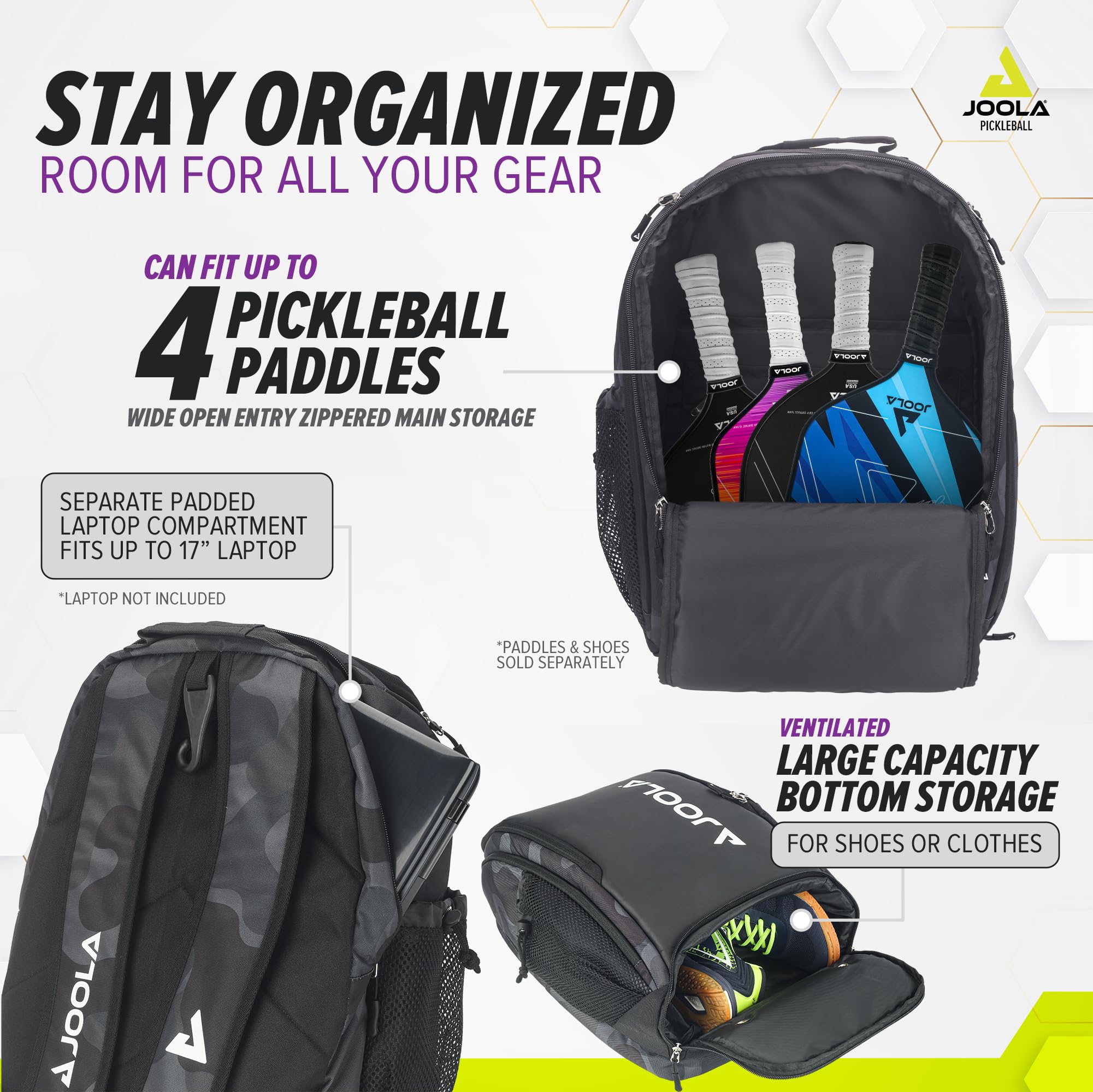 JOOLA Joola Vision II Deluxe Pickleball Backpack - Image 3