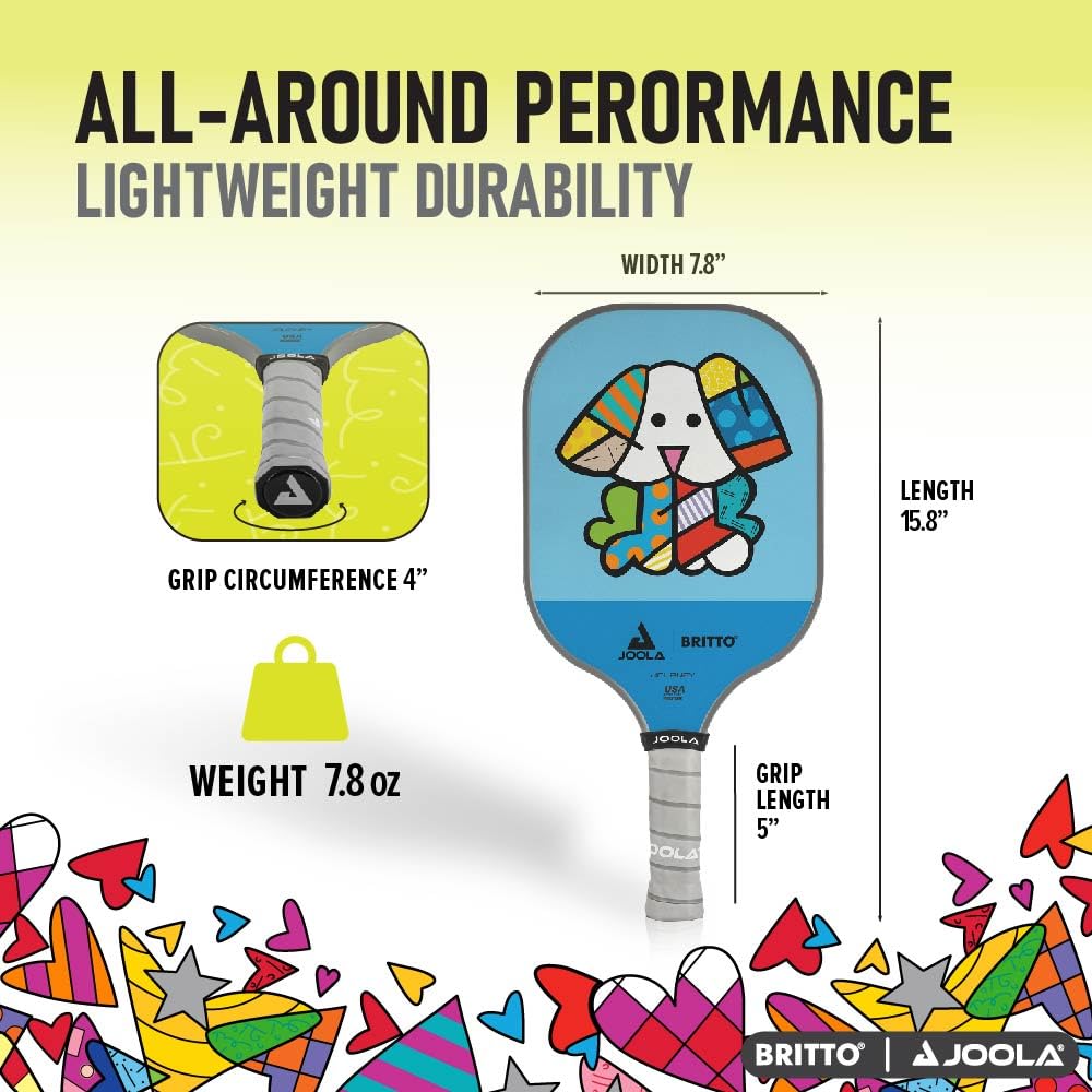 JOOLA Pickleball Paddle – Reinforced Fiberglass Surface, Honeycomb Polypropylene Core, USAP Approved Paddles, Durable & Beginner-Friendly Pickleball Racket w/Comfortable Grip, Multiple Colors - Image 4